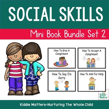 Social Skills Mini Book Set 2 by Kiddie Matters | TpT