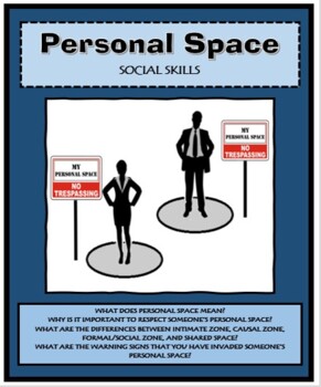 Preview of Social Skills, PERSONAL SPACE, Life skills, Communication