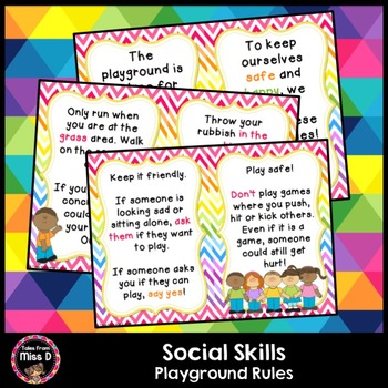 Social Skills Playground by Tales From Miss D | Teachers Pay Teachers
