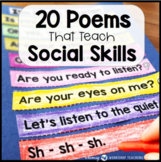 SOCIAL SKILLS Poem of the Week 21 Literacy Packs FULL YEAR