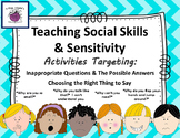 Social Skills & Pragmatics Teaching Sensitivity Difficult 