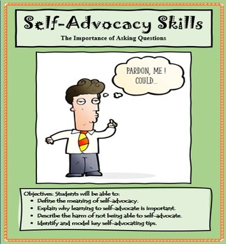 Self Advocacy Worksheets Teachers Pay Teachers