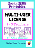 Social Skills Printables for Students w/ Autism: School Si