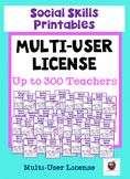 School License: Social Skills Printables for Students with