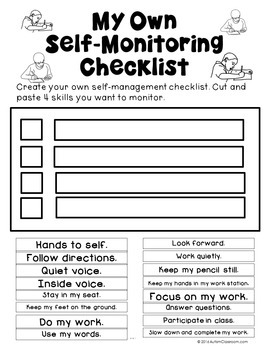 Social Skills Printables for Students with Autism ...