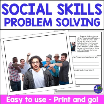 Preview of Social Skills Activities for Teens Dealing with Social Problems