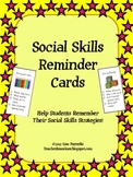 Social Skills Reminder Cards