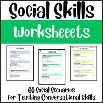 Preview of Social Skills: Responding Appropriately in Social Scenarios