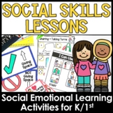 Social Skills SEL Lessons for Sharing, Personal Space, and