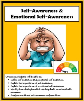 Preview of Social Skills - SELF AWARENESS - Emotional Awareness - Life Skills