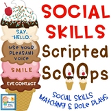 Social Skills Scripted Ice Cream Scoops Activity