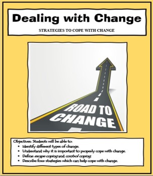Preview of Social Skills - Social Emotional Learning - Learning to Cope with Changes -