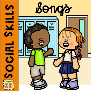 Preview of Social Skills, Social Emotional Learning Circle Time Songs