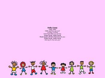 Preview of Social Skills Songs with pictures