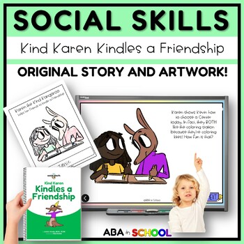 Preview of Social Skills Story FRIENDSHIP SKILLS Social Emotional Learning