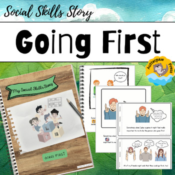 Preview of Social Skills Story: Going First (Positive Play Skills & Being Fair in Games)