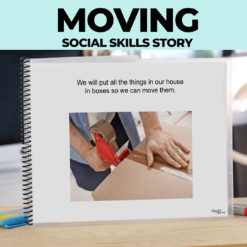 Preview of Social Skills Story: I'm Moving: Editable