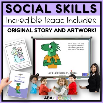 Preview of Friendship social story - Social emotional learning activities autism inclusion