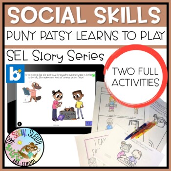 Preview of Social Skills Story LEARNING TO PLAY | Preschool Social Emotional Learning