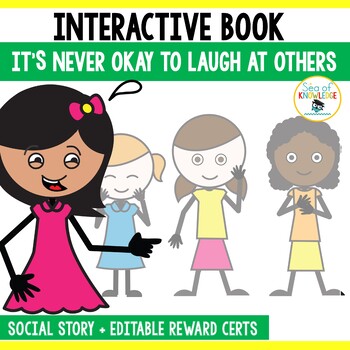 Preview of Being Kind Social Stories | Laughing at Others | Activities and Books SEL