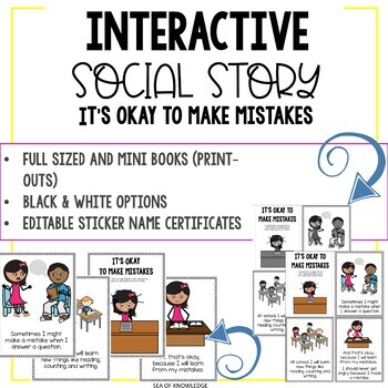 Activities and Books About Making Mistakes for Kids