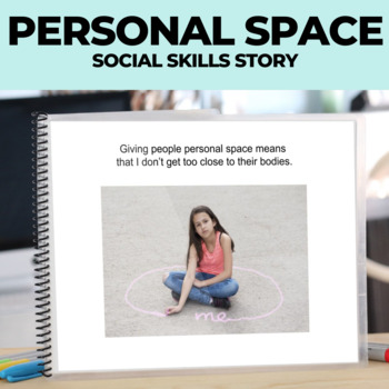 Preview of Personal Space Hands to Self SEL Editable Social Skills Story