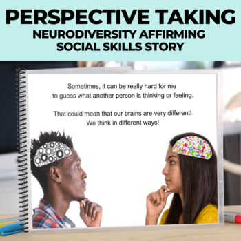 Preview of Social Skills Story: Perspective Taking-Neurodivergent Affirming: Editable