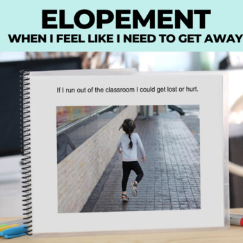 Preview of Running Away, Eloping, Elopement Editable Social Skills Story