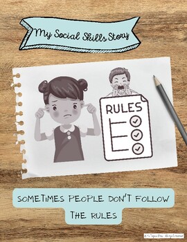 Preview of Social Skills Story: Sometimes People Don't Follow the Rules