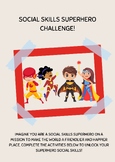 Social Skills Super Hero Worksheet