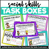 Social Skills Task Boxes (from the Functional Life Skills 
