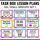 Social Skills Task Boxes with Lesson Plans and Data Tracki