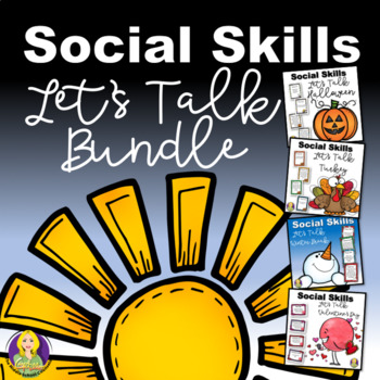 Preview of Social Skills Task Card Bundle