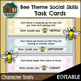 Social Skills Task Cards | Character Traits | Grades 1-6 |