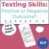 Social Skills Text Messages | Positive or Negative Outcomes