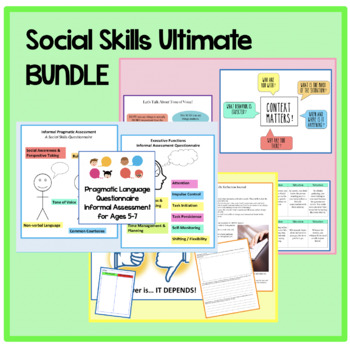 Preview of Social Skills ULTIMATE BUNDLE