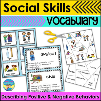 Social Skills Activities for Autism | Vocabulary for Kind or Unkind ...