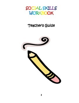 Preview of Social Skills Workbook Teacher's Edition