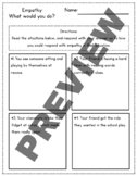 Social Skills Worksheets: Empathy, communication, boundari