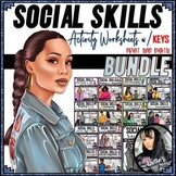 Social Skills Worksheets and ANSWER KEYS (Print and Digital)