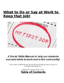 Social Skills and Stories for Job Sites (Autism) (Vocational)