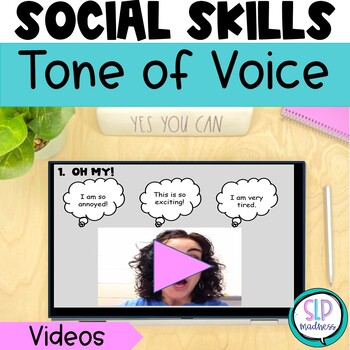 Preview of Tone of Voice Perspective Taking Sarcasm Social Skills Videos Speech Therapy