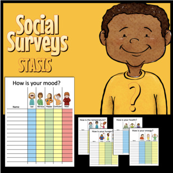 Preview of Social Skills building Surveys SPED, Inclusive, Peer Mediated Instruction