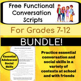 Social Skills for Middle & High School - Conversation Scripts