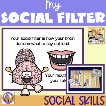 Preview of Social Skills for Autism: Conversations- My Social Filter
