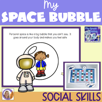 Preview of Social Skills for Autism: Personal Space- My Space Bubble Activities