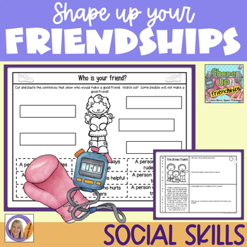 Preview of Social Skills for Autism: Shape Up Your Friendships!