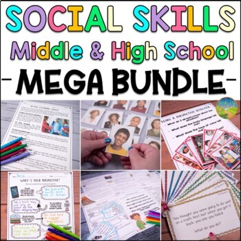 Preview of Social Skills for Middle & High School MEGA BUNDLE SEL Lessons & Curriculum