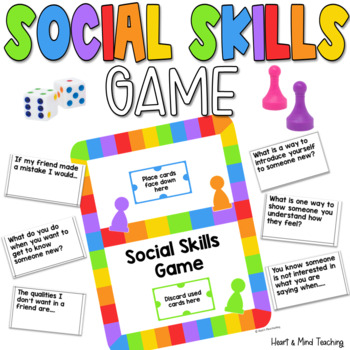 Preview of Social Skills Game - Printable & Digital SEL activity