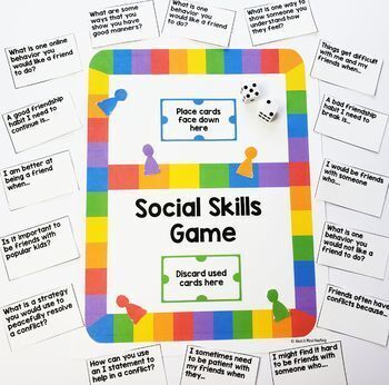 Social Skills Game - Printable & Digital SEL activity | TPT